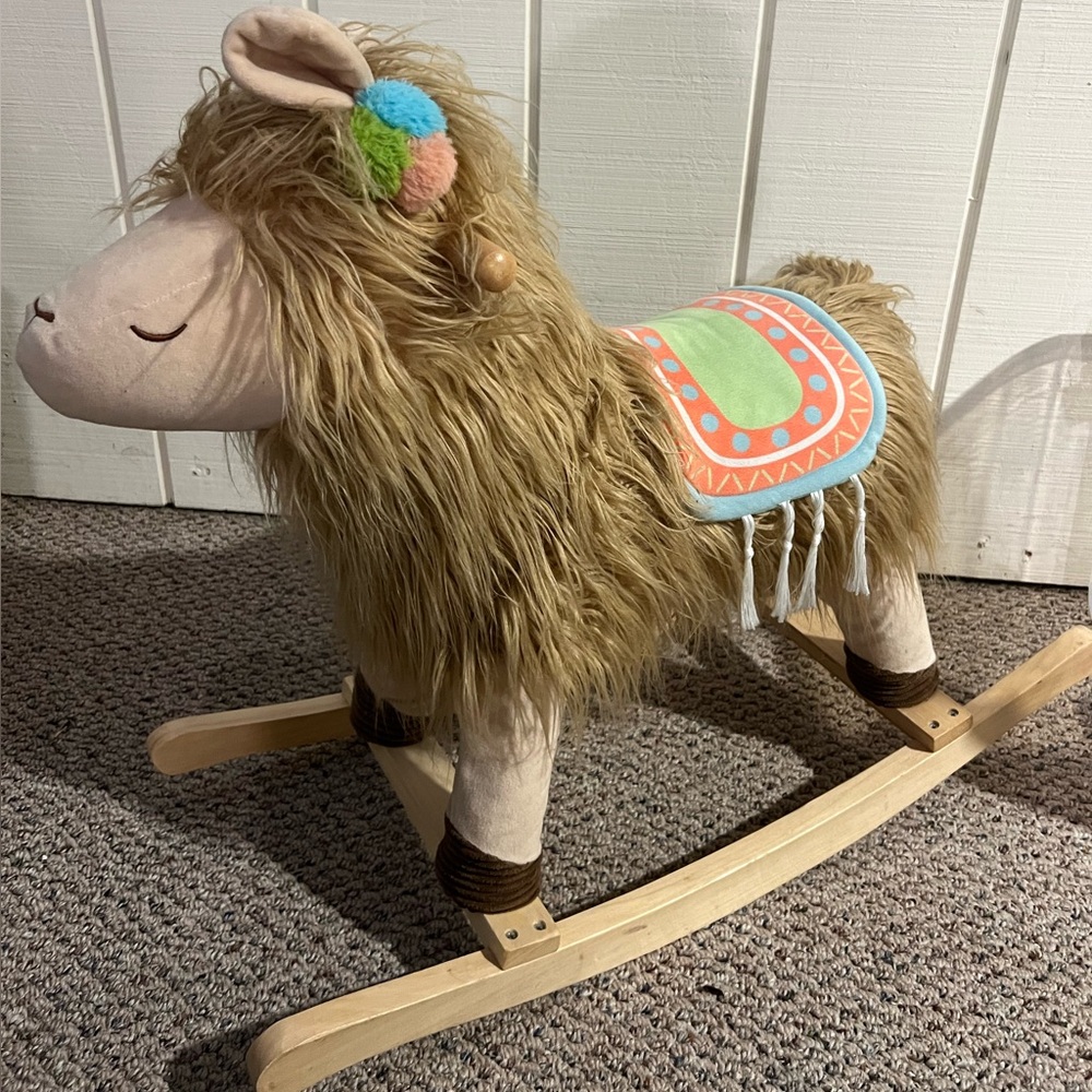 Boho rocking horse llama 🦙